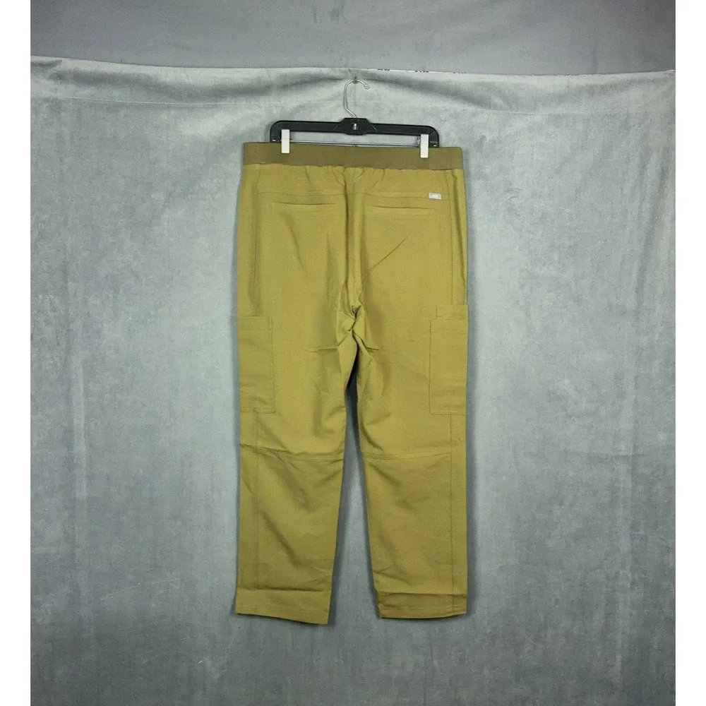 Figs Scrub Slim Pants Axim Mens Size XL Short Martini Olive Green NWT